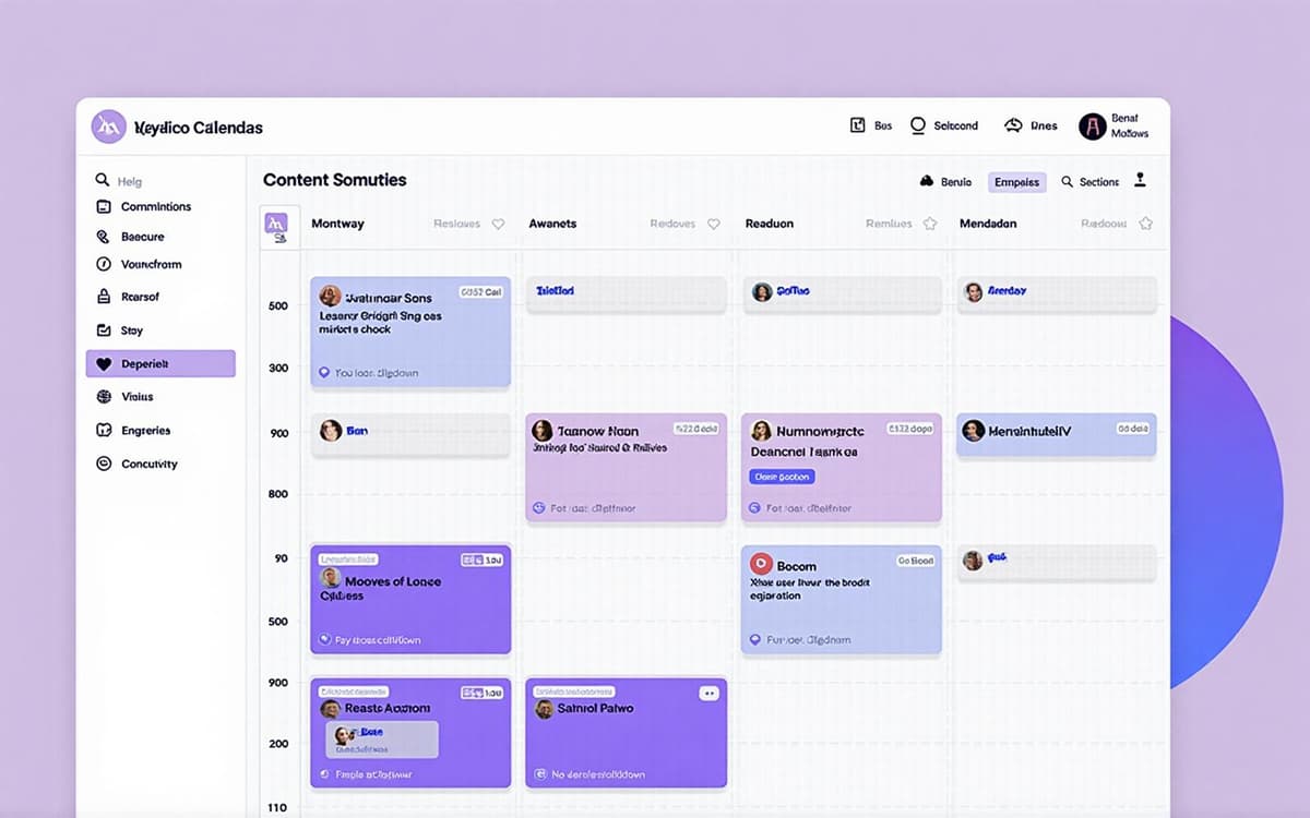 AllSocial Content Scheduler interface